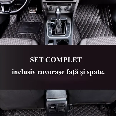 Covorașe Auto 7D din Eko Piele – Model Premium